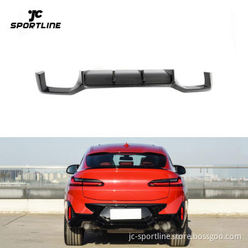 Carbon Fiber Rear Diffuser for BMW G02 X4 F98 X4M 2023